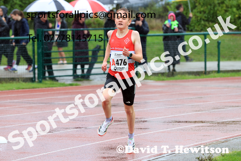 BBoys Under-15s 2025 Northern Athletics Autumn Road Relays, Leigh, Lancashire. Photo: David T. Hewitson/Sports for All Pics